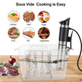 Stainless Steel Sous Vide Rack , 11L Sous Vide Cooker Containers Detachable Dividers Separator for Immersion Circulators