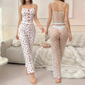 2-Piece Women's Sexy Transparent Mesh Lace Set | SAMAG