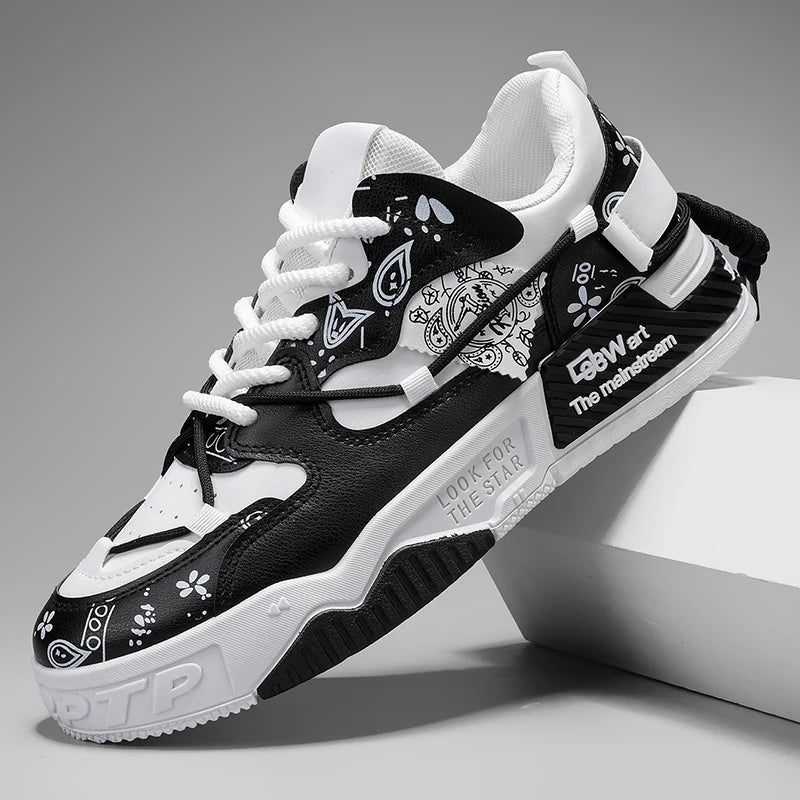 Sneakers, Outdoor Sports Men's Lace-up Fitness Skate Shoes Casual Basketball Shoes Comfortable Soft Sole Large Size