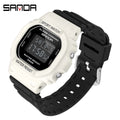 SANDA New Style Fashion Boys Girls Watches Waterproof LED Digital Watch Clock Lady G Style Sport Student Watch Relogio Feminino