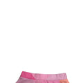 A Lace-Up Short Top with a Half-Length Skirt and a Geometric Pattern Women's Dress Set