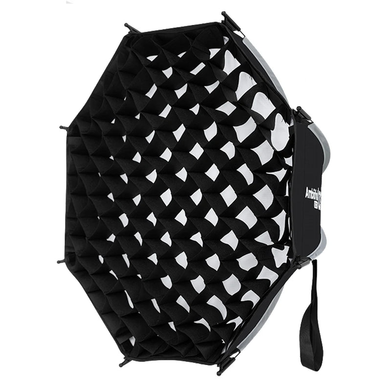 New AMBITFUL Q3 Softbox Light Box With Optional Grid,Mini Bowens Mount,GODOX Mount,Flashlight Bracket For GODOX YONGNUO NANLITE