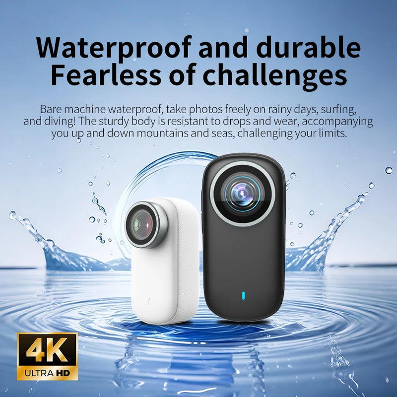 ANSVICAM 4K Wifi Mini Sports Camera POV Magnetic Thumb Action Camera Helmet Motorcycle Waterproof  Body Video Vlogging Cameras