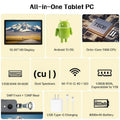 Android 15 10.95inch Tablet PC with High Capacity 8000mAh Battery, 12GB RAM +128GB ROM, 512GB Expand, Octa-core, GMS Certified