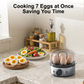 SUPERLEX 400W Power EGG COOKER with Large Capital Boils Up to 7 Eggs Smart Power Off Easy to Clean and Better Safeter For Family