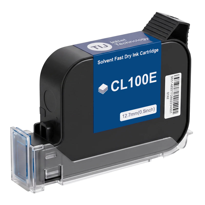 Cenliro CL100E 12.7mm Quick Dry Solvent Ink Cartridge Waterproof High Adhesion for Handheld Mini Online Inkjet Printer 1/2/5pcs