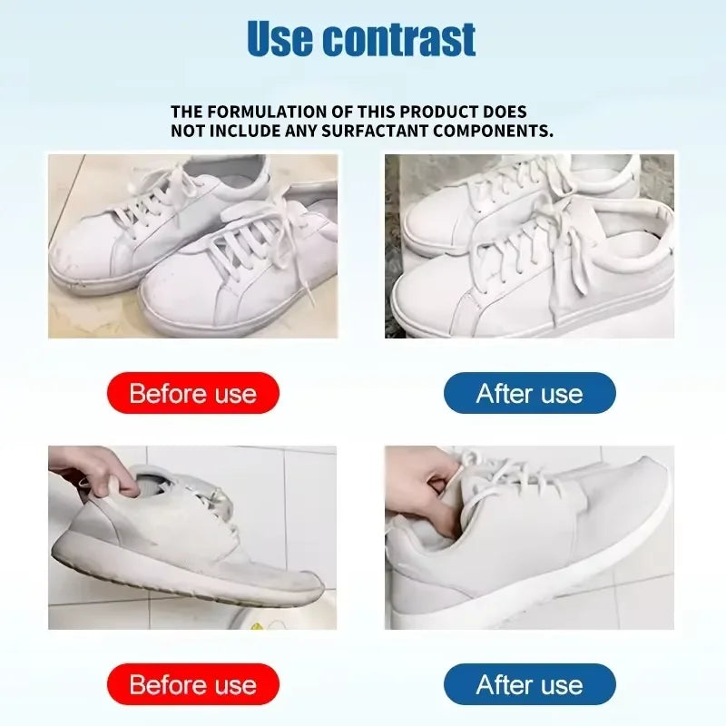 IFUBO 100ml Woolen Snow Boot Cleaner Spray, Stain Remover for White Sneakers and Suede Shoes, No Water Washing Required