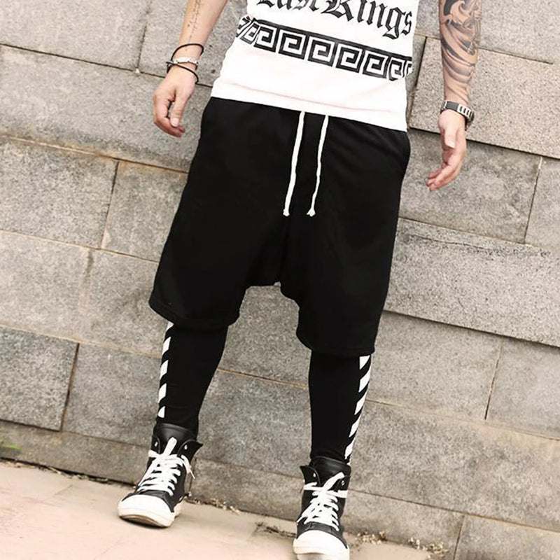 XS-5XL Summer New Men's Solid Color Wide-Leg Shorts | SAMAG
