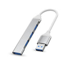 4-Port USB Hub Type C Extender Splitter Adapter OTG Docking Station for MacBook pro 13/15 Air PC Laptop - Phone Charging Compu