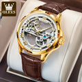 6661 Automatic Watch for Men Hollow Transparent Dial Original Mechanical Movement Man Wristwatch - Visuel 9 | SAMAG
