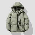 New Fashion Men Hooded Short Down Jackets Casual Winter Coats Quality Male Thicker Warm Solid Parkas Couple Slim Coats Size 4XL