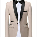 Men Formal Slim Fit Tuxedo Prom Suit Male Groom Wedding Blazers High Quality Groomsman Luxury Dress Business Banquet Party Suit