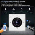 Home Audio Background music player system Bluetooths sound in wall amplifier TF USB FM control panel with stereo ceiling speaker