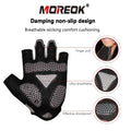 MOREOK Cycling Gloves Half Finger Bike 5MM Silicone Pads - View 3 | SAMAG