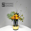 Elegant Artificial Flower Vase Set Home Office Decor Flower Arrangements Model Room Display