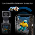 4K Pocket Action Camera Touch Screen Stabilization Sport BodyCam Portable Small Video Recorder Digital Vlog Camera for YouTube
