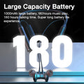 EARDECO 180 Hour Playback Bluetooth Headphones Bass Wireless Headphones Earphones with Mic Stereo Neckband Sport Headset TF Card