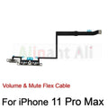 AiinAnt Power / Volume Buttons Mute Wireless Charging FlashLight Power Flex Cable For iPhone 11 Pro Max Repair Phone Parts
