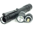 Mini Pen-shaped Flashlight AAA Battery Aluminum Alloy Waterproof Torch with Clip Portable Gift Light for Daily Outdoor