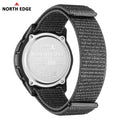 NORTH EDGE 2026 TERRAX Men's Digital Watches Outdoor Sports Swimming Waterproof 50M Stopwatch Countdown Electronic Watch For Men
