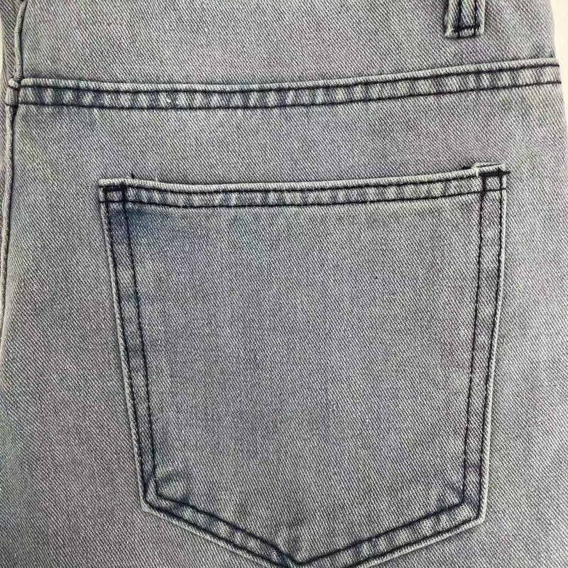 Men's American Retro Casual Cargo Jeans, Loose Fit, Solid | SAMAG