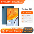 Teclast T70 Tablet 14" FHD Display Android 14 MTK Helio G99 8GB+256GB 10000mAh Battery 18W 4G LTE Global Version
