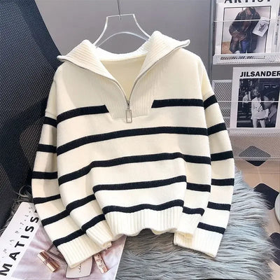 Sweater pullover women Spring and Autumn underwear zipper | SAMAG