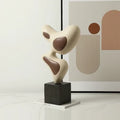 Modern INS Style Creative Line Wood Grain Floor Decoration for Sales Office, Living Room, Entryway, High-end Home Decor