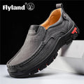 FLYLAND Men's Dress Shoes Fashion Leather Shoes Handmade Male Sapatos Hombre