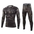 Winter Top Quality New Thermal Underwear Men Underwear Sets Compression Fleece Sweat Quick Drying Thermo Underwear Men Clothing
