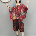 Chinese Style Women Summer Pant Northeast Floral - View 4 | SAMAG