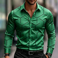 European American Trendy Men Geometric Branch Line | SAMAG