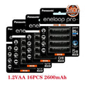 Genuine Panasonic Eneloop Pro AA 2600mAh 1.2V Ni-MH Pre-Charged Rechargeable Batteries for Camera Flashlight Toys