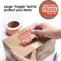250pcs Fragile Sticker Warning Stickers Fragile Handle with Care Fragile Labels Adhesive Labels for Shipping Moving Packing