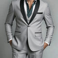 Men Formal Slim Fit Tuxedo Prom Suit Male Groom Wedding Blazers High Quality Groomsman Luxury Dress Business Banquet Party Suit