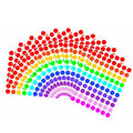 800 Pieces of 1/2 Inch Round Color Coded Label Dot Stickers, 10 Colors for Home Office Classroom