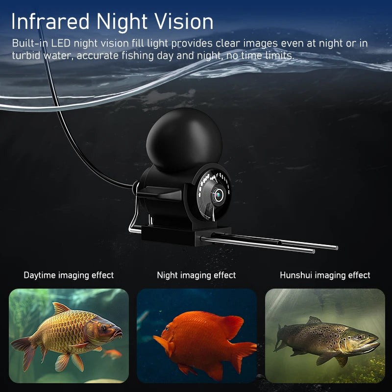 Portable 4.3'' LCD Fish Finder 20m Underwater Depth | SAMAG