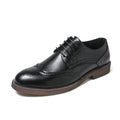 Handmade Mens Wingtip Oxford Shoes Grey Leather Brogue Men's Dress Shoes Classic Business Formal Shoe for Men Chaussure Hommes