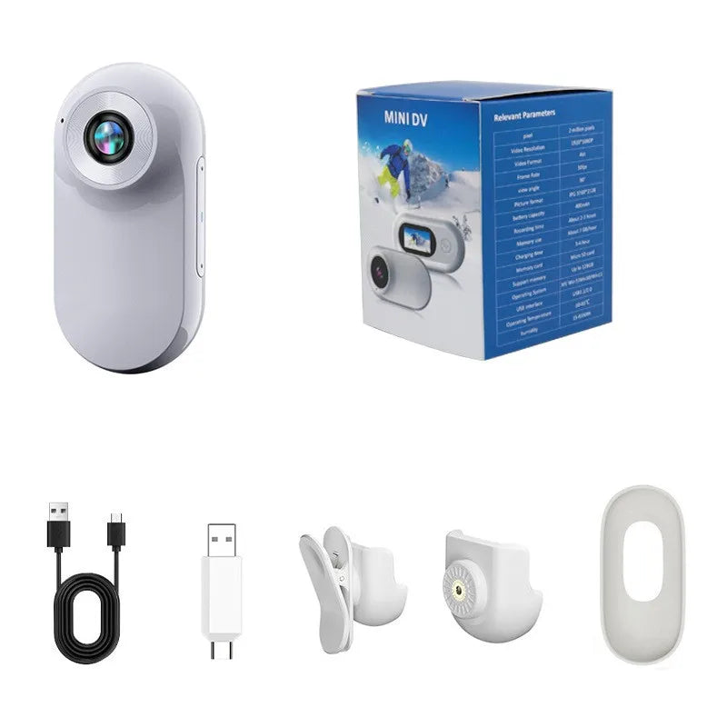 New Thumb Camera Sports DV 1080P Mini Action Camera 360 Rotating Cycling Camera, Anti-Shake Driving Recorder