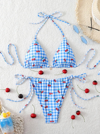 Micro Thong Bikini Triangle Swimwear Sexy Lace Set | SAMAG