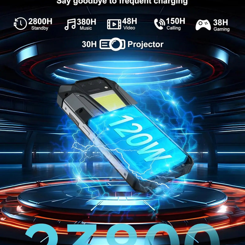8849 Tank 2 PRO Unihertz Projector Rugged Smartphone 100 Lumen Android15 23800mAh 120W 512GB 100MP Camera Night Vision IP68 2026