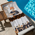 Anime Haikyuu!! Towel Towel Soft Pool Gift For Travel Gym Shower Cool Camping Quick Dry Sports  Large Beach Towel