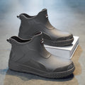 Unisex Short Outdoor Rain Boots, Anti-Slip Wear-Resistant Waterproof Shoes, Casual Wading Boots for Fishing & Work