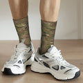 Custom Cute Military Camo Camouflage Army Socks Women Men Warm 3D Printing  Sports Basketball Socks