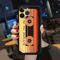 Retro Personality phone case For iphone16E 16pro 15pro 14 13 12 11 7 8 XR XS 14plus Silicone Anti Fall Protective Cover