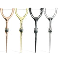 Stainless Steel Toothpick Dental Floss Portable Dental Floss 304 Oral Care Cleaning Gaps Tartar Y Shape Flossing Toothpick