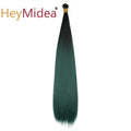 22-28Inch Straight Pony Hair Bundles Crochet Braids Hair Silky Colorful Synthetic Braiding Hair Ombre Synthetic Hair For Women