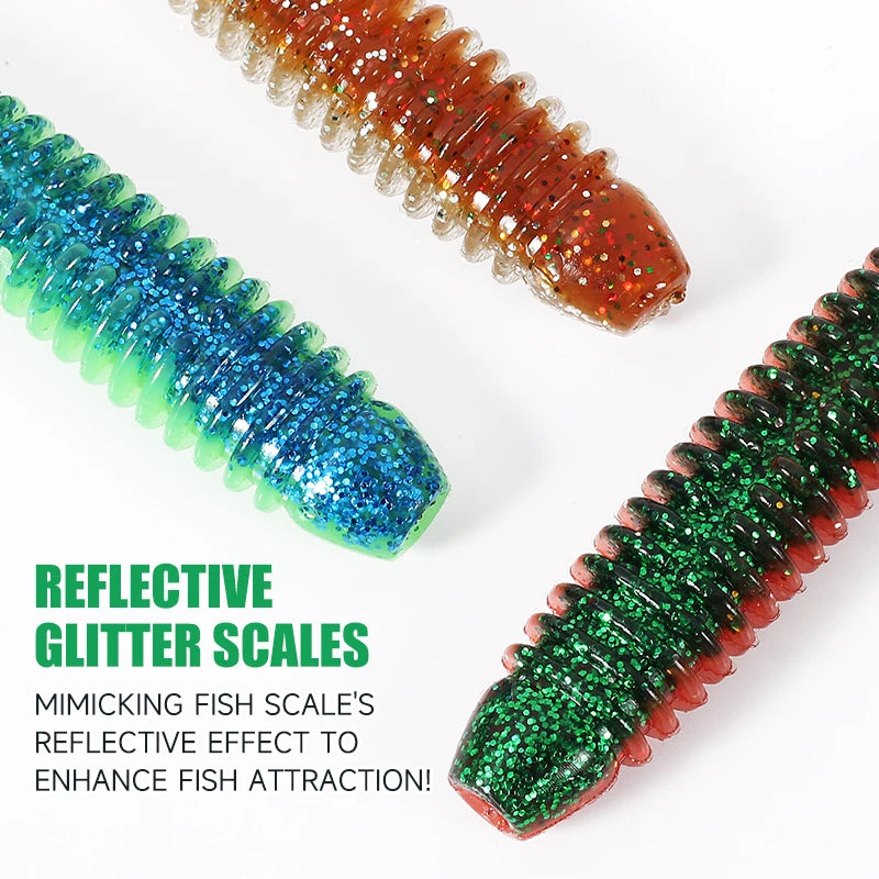 2023 Supercontinent Impact Ring Shad Fishing Lure Soft 20pcs 10pcs 6pcs Plastics Baits Swimbait Jigging Lure Artificial Baits