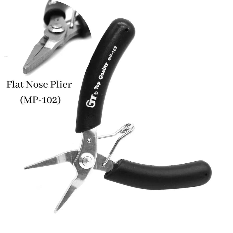 Jewelry Pliers Set, Making Tools, Mini Kit with Wood Pallet, for DIY Crafting Beading - Visuel 12 | SAMAG