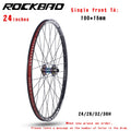 ROCKBAO Mountain Bike Wheelset 24/26/27.5/29 Inches Disc Brake Aluminum Alloy 4Bearings 7-12Speed Thru Axle MTB Bicycle Wheel